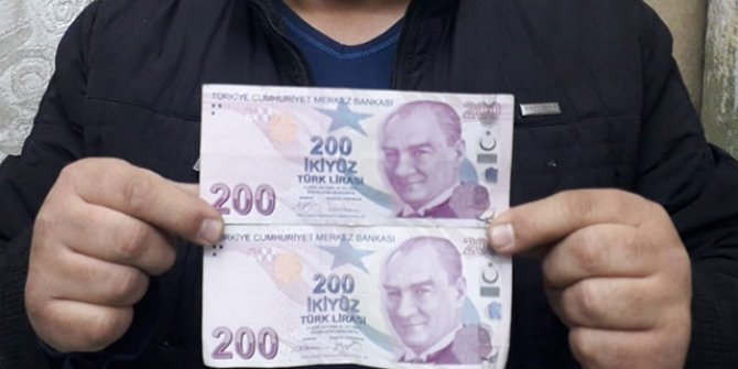 Hatalı basım 200 TL'yi satışa çıkardı