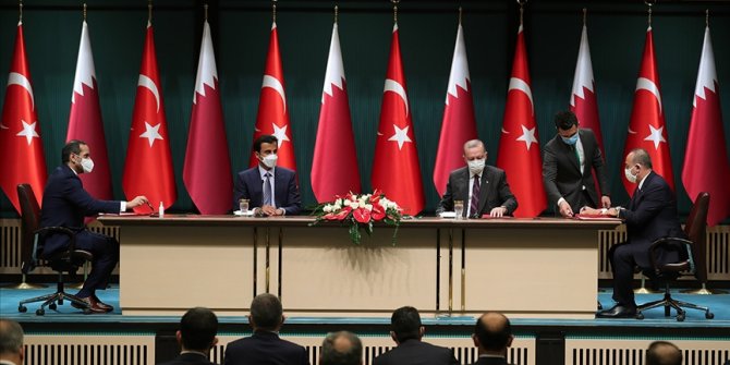 Türkiye ve Katar arasında 10 anlaşma imzalandı