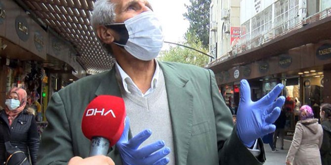 Virüsün bitmesi için gözyaşı dökerek dua etti