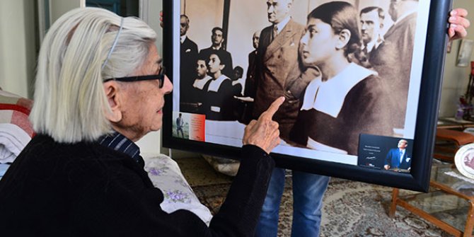 Atatürk'le fotoğrafı bulunan Remziye Tatlı , 99 yaşında hayatını kaybetti