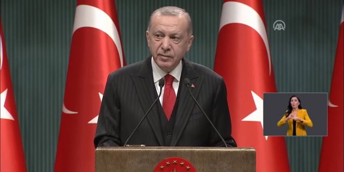 Cumhurbaşkanı Erdoğan Kovid-19'a karşı alınan yeni tedbirleri açıkladı