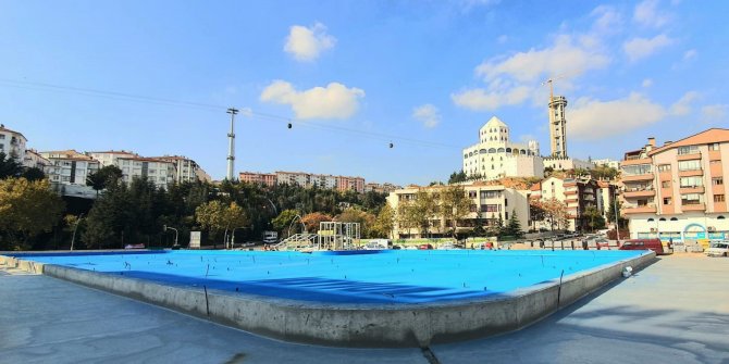 Keçiören'de süs havuzlu otopark için geri sayım