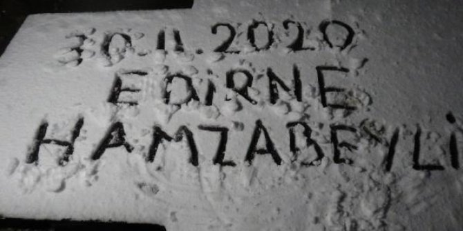 Kar, Balkanlar'dan giriş yaptı