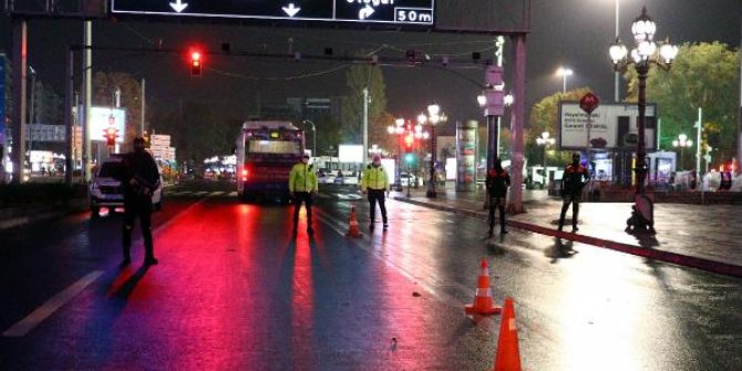 Ankara'da sokaklar boş kaldı