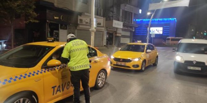 Kısıtlama başladı ekipler devreye girdi