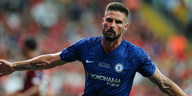 Şampiyonlar Ligi'nde Giroud geceye damga vurdu