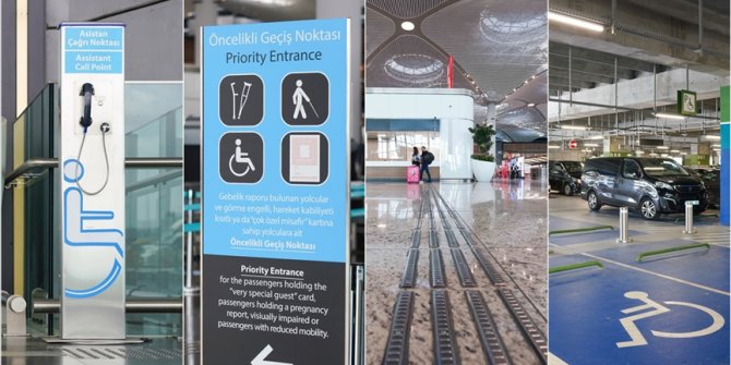 İstanbul Havalimanı'ndaki erişilebilir hizmetlerle yolculuk kolaylaştırılıyor