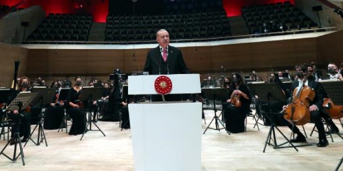 Cumhurbaşkanı Erdoğan: Jakoben zihniyetten, Türk müziği de payını almıştır