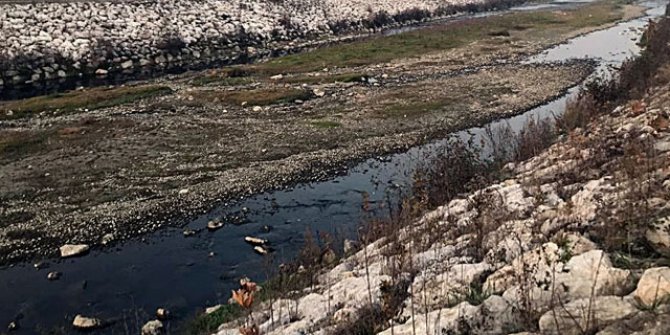 Melen Çayı kuraklık alarmı veriyor