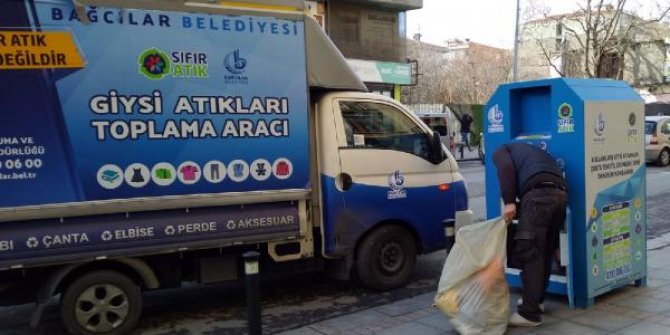 Bağcılar'da 11 ayda 267 ton atık giysi toplandı