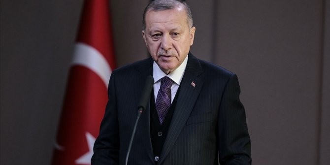 Cumhurbaşkanı Erdoğan: Hamdolsun bugün yıldız ve hilal Karabağ semalarında gururla dalgalanıyor