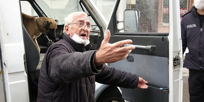 Köpeğini saatlerce araçta bıraktı, gazetecileri tehdit etti