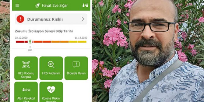 TC kimlik numarası kullanılarak adına test yaptırıldı, sonuç pozitif çıktı
