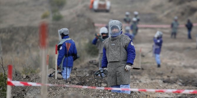 Ermeni güçlerinin döşediği mayının patlaması sonucu bir Azerbaycanlı hayatını kaybetti