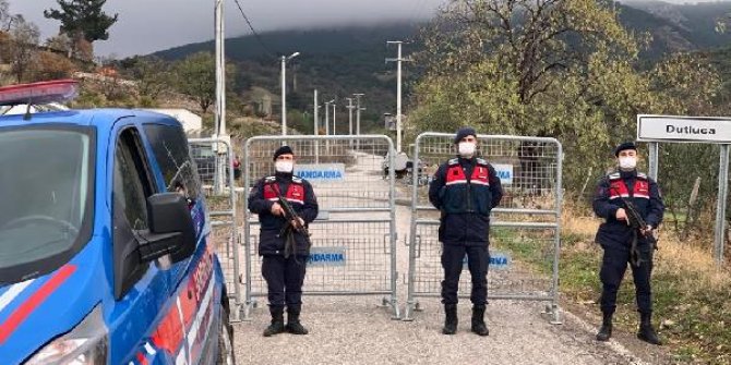 Burhaniye'de bir mahalle karantinaya alındı