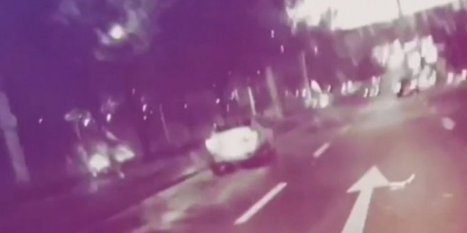 Trafikte makas atan maganda 3 ayrı kazaya sebep oldu