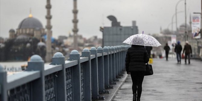 Marmara Bölgesi'nde aralıklı yağmur bekleniyor