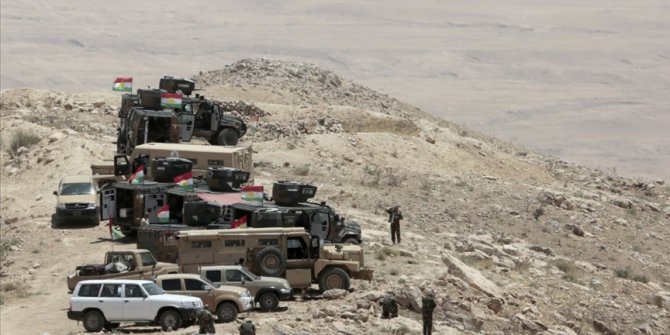 Terör örgütü YPG/PKK Suriye üzerinden Irak'taki Peşmerge'ye ağır silahlarla saldırdı