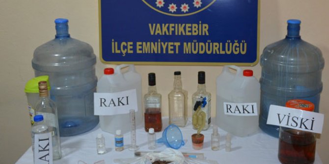 Trabzon’da sahte içki operasyonu