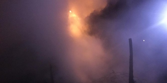 Amasya'da, 75 ton saman balyası ve 7 bin 500 ton yonca yandı