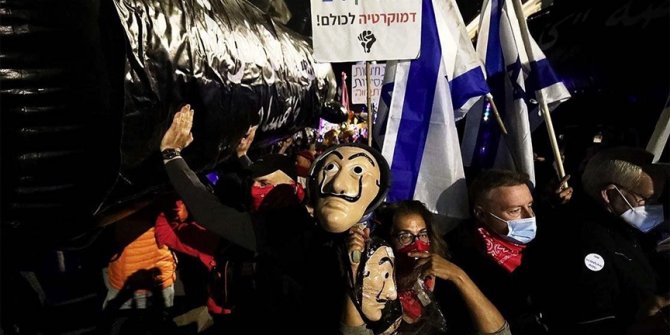 İsrail'de Netanyahu karşıtı gösteriler 26. haftasında devam etti