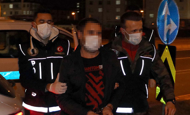 Cezaevi firarisi, otostop çektiği otomobilde yakalandı
