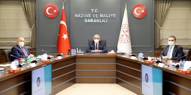 Hazine ve Maliye Bakanı Elvan, Hak-İş Genel Başkanı Arslan'ı kabul etti