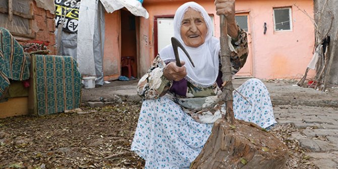 103 yaşındaki Emine nine, konronavirüsü de yendi