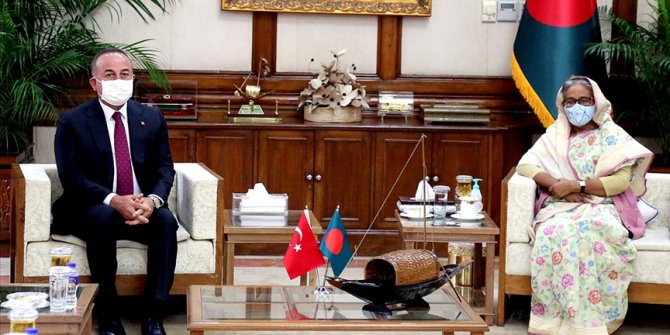 Dışişleri Bakanı Çavuşoğlu, Bangladeş Başbakanı Hasina ile görüştü
