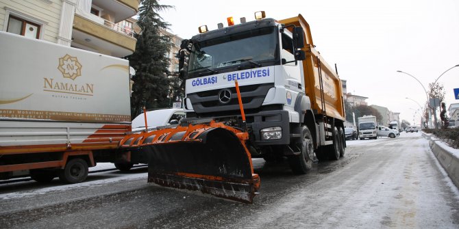 Gölbaşı Belediyesi kara kışa hazır