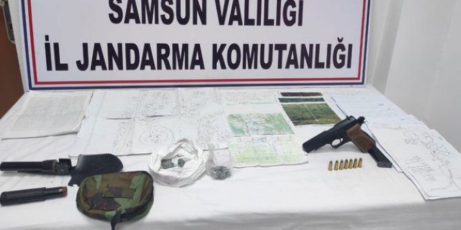Define haritalarıyla yakalandılar