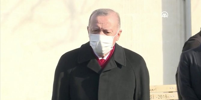 Erdoğan: (Rusya'yla ilişkiler) Aramızdaki ticaret hacmine baktığımız zaman hedeflerimize aynı kararlılıkla yürüyoruz
