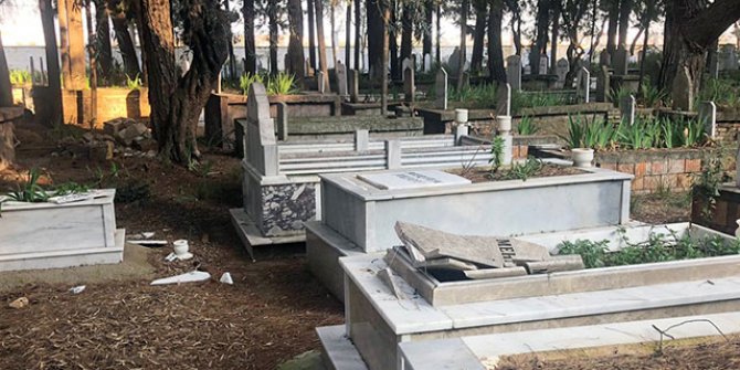 35 mezarı tahrip edince tutuklandı, 'Moralim bozuktu yaptım' dedi