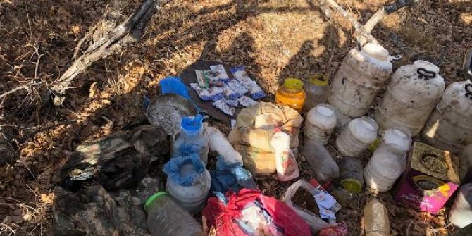 Tunceli'de teröristlerin kullandığı 3 sığınak, kullanılamaz hale getirildi