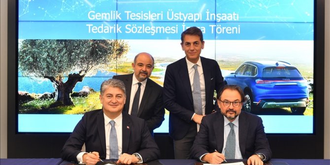 TOGG Gemlik tesisinin üstyapı inşaatı için imzalar atıldı