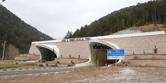 Ilgaz Dağı'ndaki tüneli 4 yılda yaklaşık 7 milyon sürücü kullandı