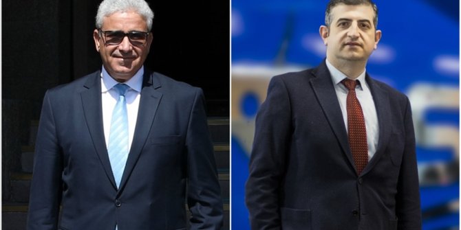 Libya İçişleri Bakanı Başağa, Baykar Genel Müdürü Haluk Bayraktar'la görüştü