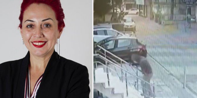 Maltepe'de Aylin Sözer'i öldüren kişinin binaya giriş anı kamerada