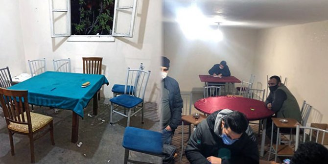 Adana'da kısıtlamada kumar baskını; camdan atlayarak kaçmaya çalıştılar