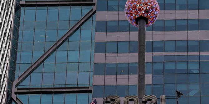 New York Times Meydanı'nda yeni yıl sanal ortamda kutlandı