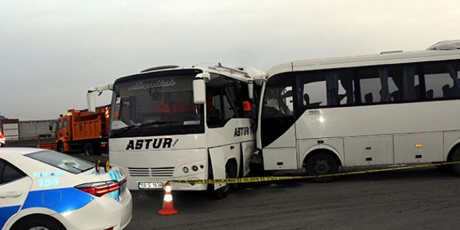 Tekirdağ’da işçi servisi midibüsler çarpıştı: 19 yaralı