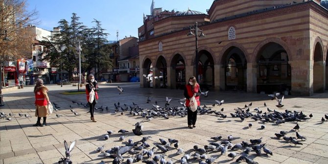 Türk Kızılay kısıtlamada kuşlar ve sokak hayvanlarını unutmadı