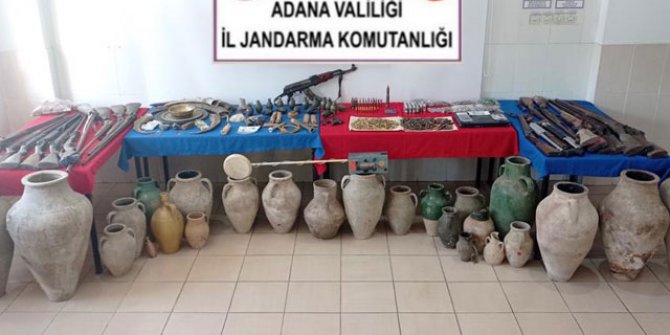 Tarihi eser kaçakçılarının evinden cephanelik çıktı: Gözaltındaki bir kişide FETÖ şüphesi