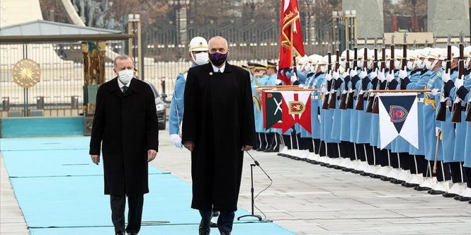 Arnavutluk Başbakanı Rama Ankara'da