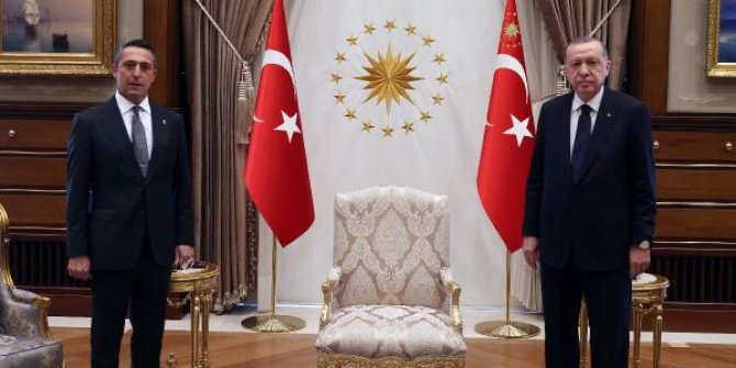 Cumhurbaşkanı Erdoğan, Fenerbahçe Başkanı Ali Koç'u kabul etti