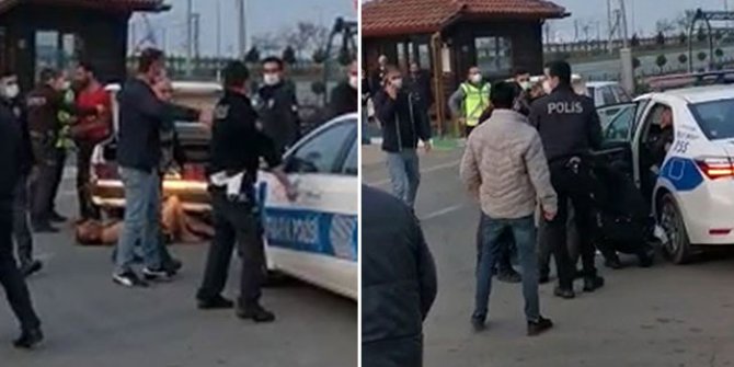 Kaçırıp dövdükleri yarı çıplak kişiyi, otomobile bağlayıp sürüklemek istemişler