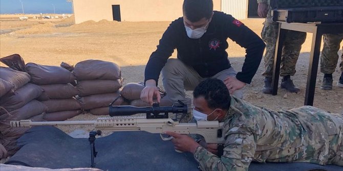 TSK'dan Libya Silahlı Kuvvetleri personeline 'Üs Savunma Eğitimi'