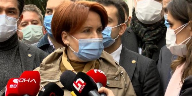 Meral Akşener, gazetecilerin sorularını yanıtladı