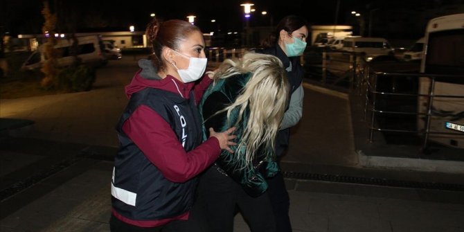 Uyuşturucu kullanırken çekilen görüntülerde Ümitcan Uygun'un yanında bulunan kadın Ankara emniyetine getirildi
