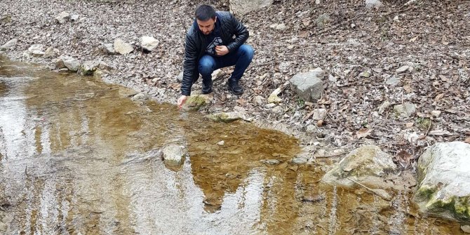 Ankara'da kuraklık böyle görüntülendi